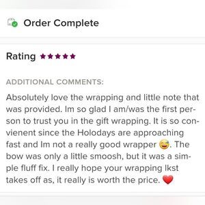 🎁GIFT WRAPPING SERVICE🎁✂️ 